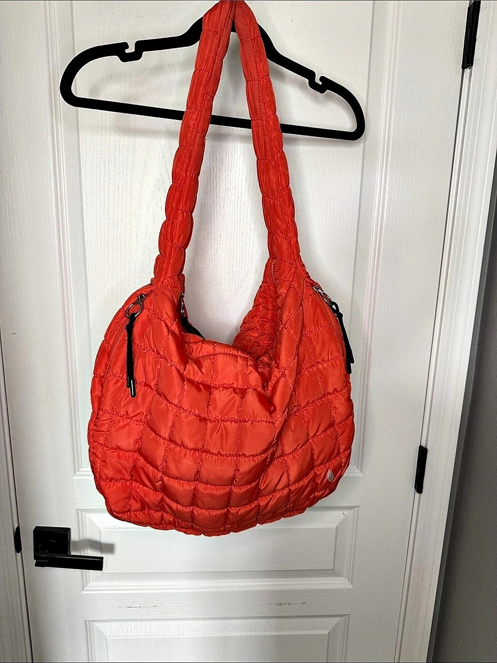 Free People Quilted Carryall Bag Shoulder Bag in Orange
